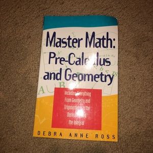 Master Math: Pre-Calculus and Geometry Help Book